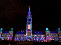 Parliament Building at night