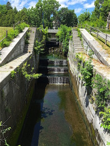 Original canal near Lock 2