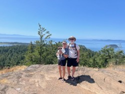 Goose Rock Trail - Canada in the background